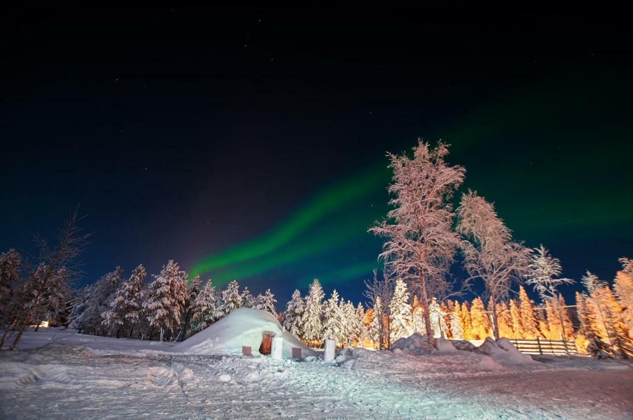 Ferienwohnung Lucky Ranch Snow Igloos Pyhätunturi Exterior foto