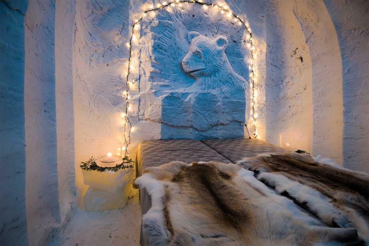 Ferienwohnung Lucky Ranch Snow Igloos Pyhätunturi Exterior foto